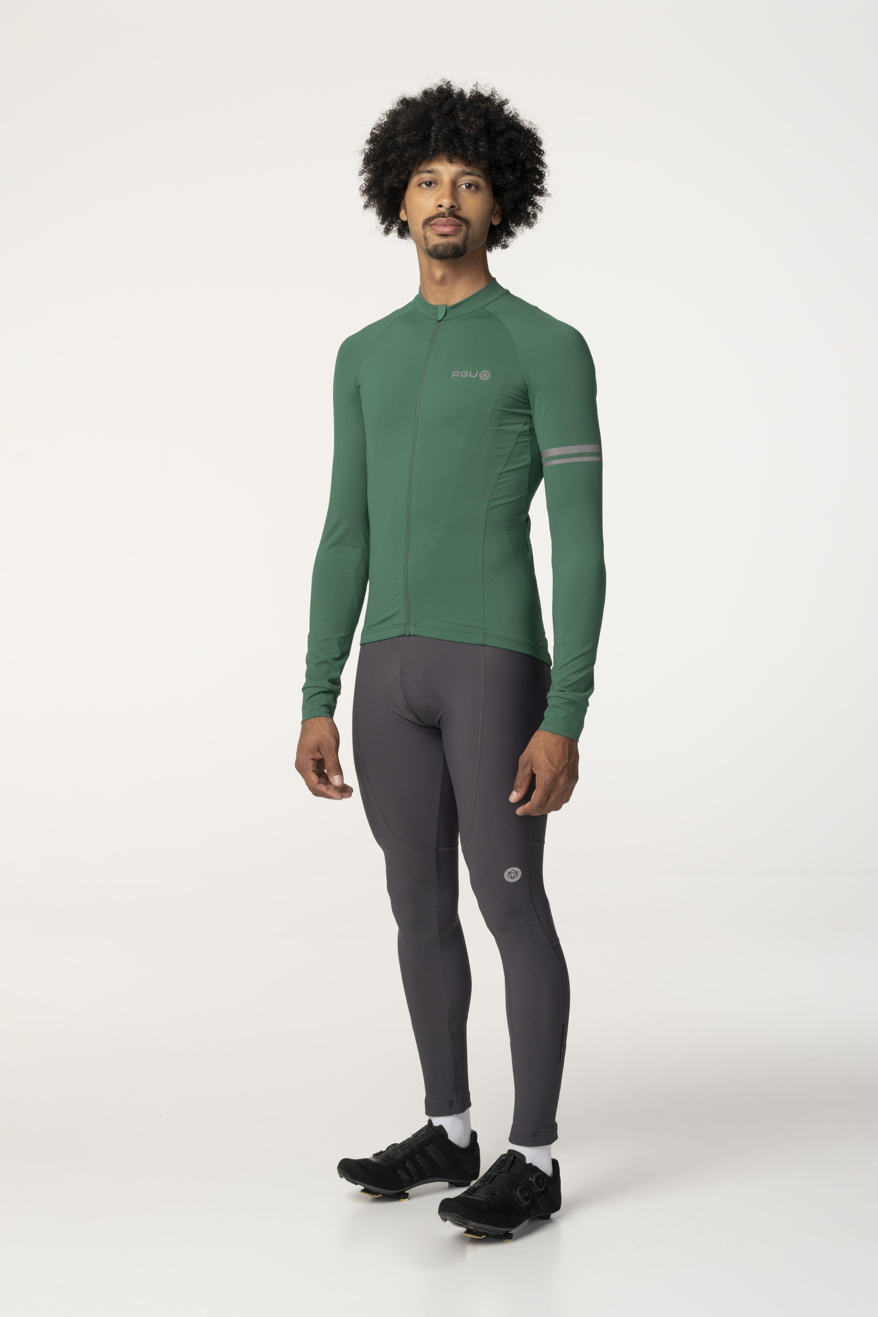 Solid Maillots LS Performance Mystic Green Homme 6/7