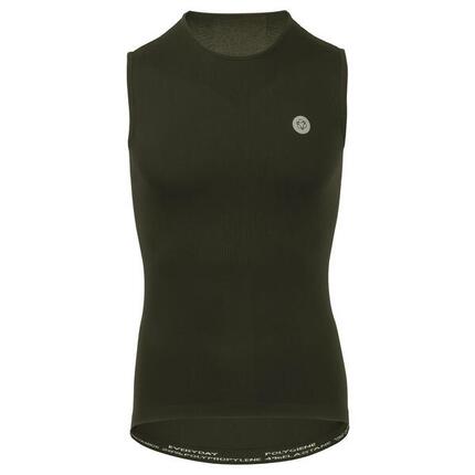 Radfahren Baselayer ärmellos nahtlos atmungsaktiv green