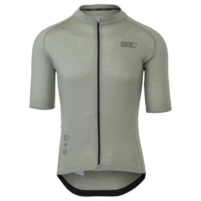 Merino fietsshirt six6 heren