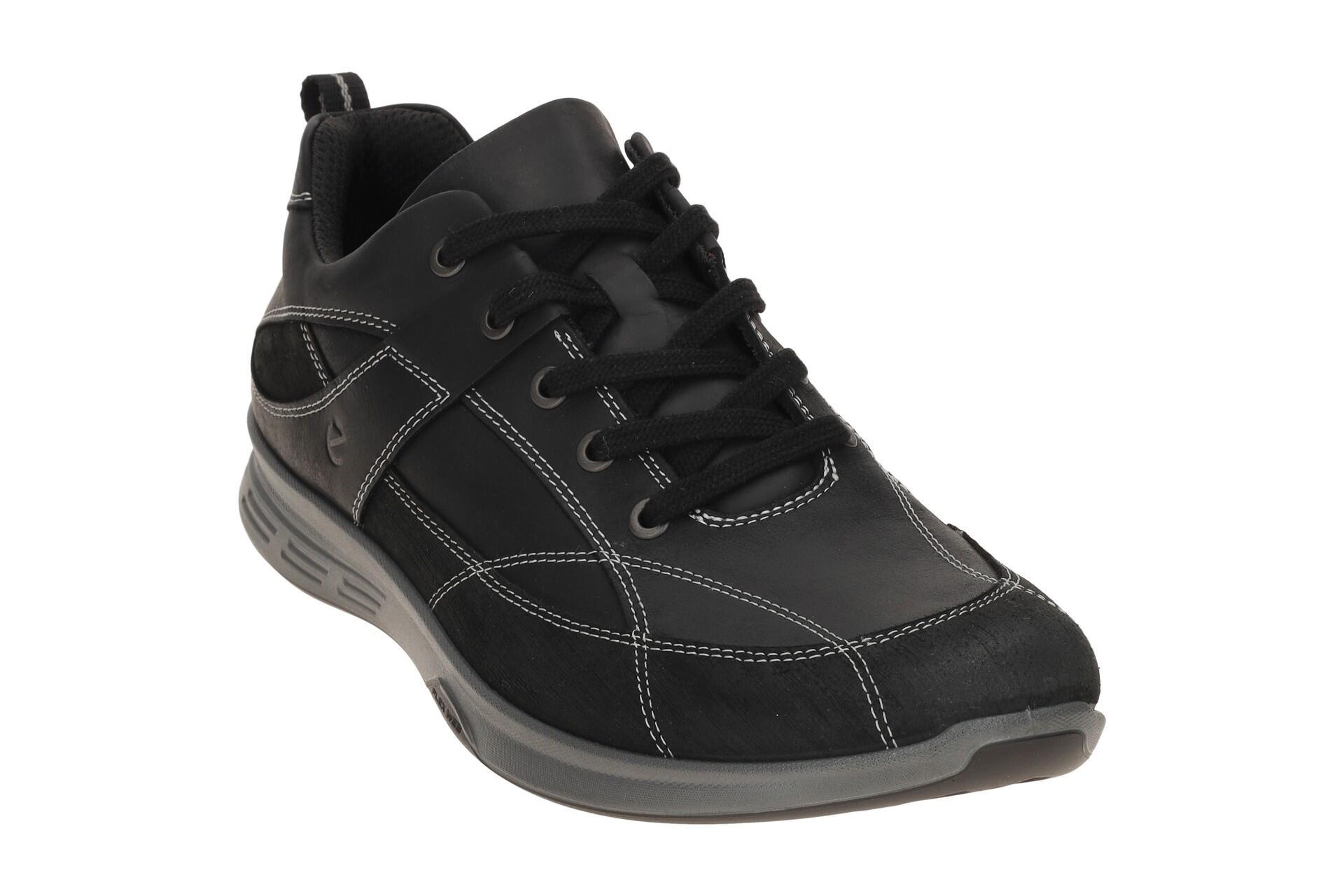 Ecco Exceed Schuhe Sneaker schwarz Nubuck 870114 3/7