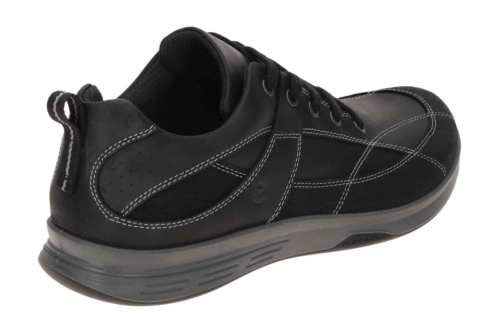 Ecco Exceed Schuhe Sneaker schwarz Nubuck 870114 4/7
