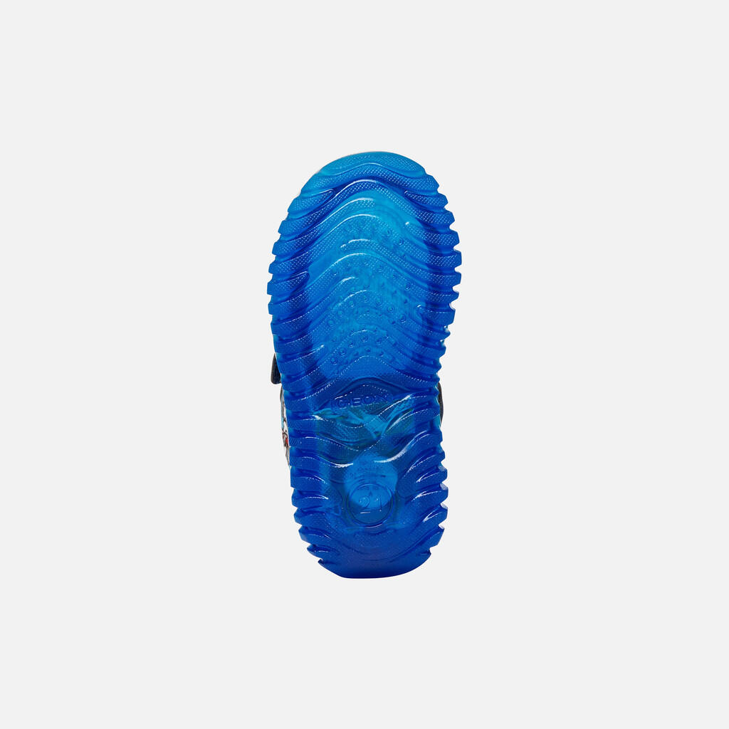 Baskets Bébé Garçon B LIGHTYLOO BOY Bleu Marine Clair/Bleu Ciel 7/7