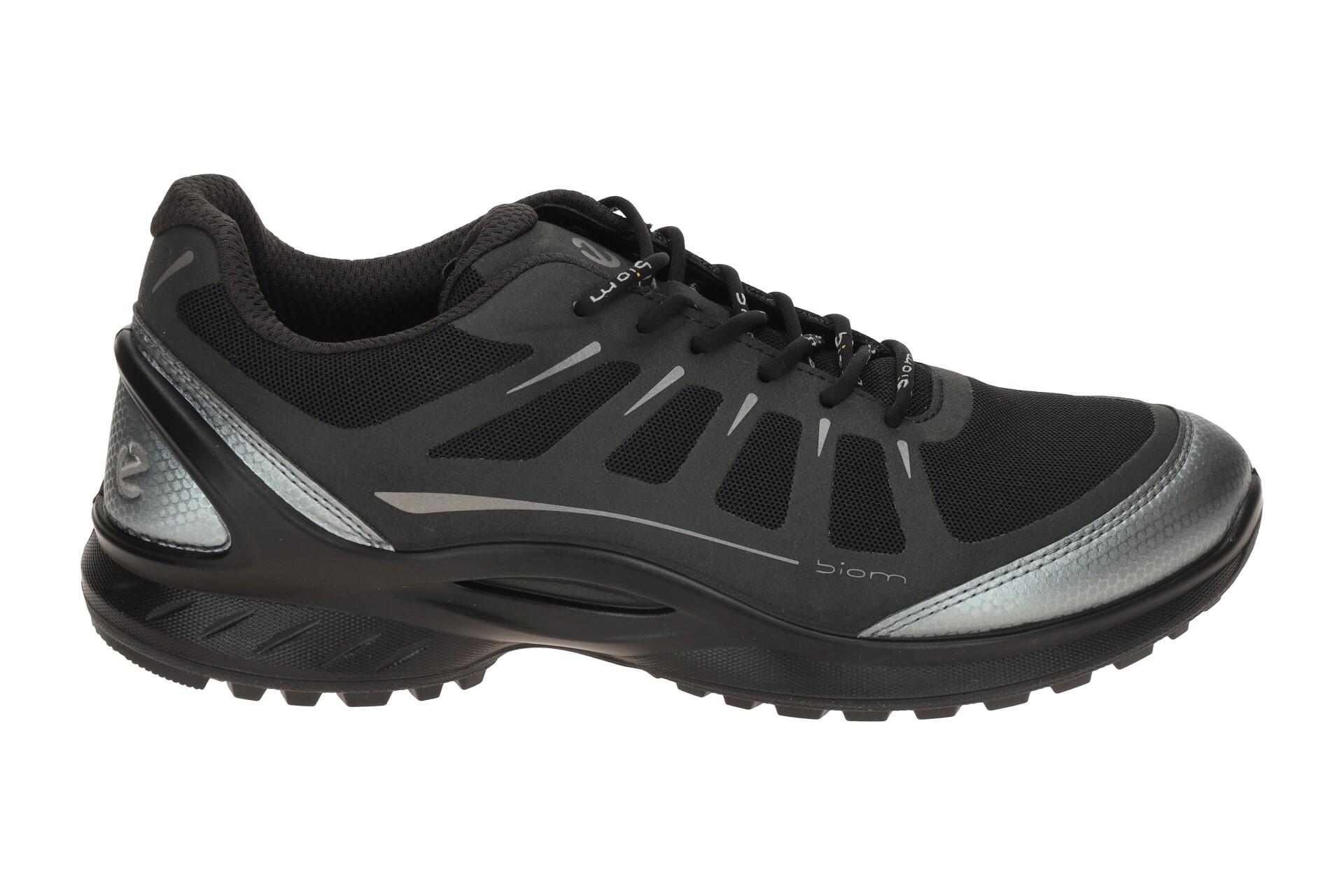 ecco Biom Energi Schuhe schwarz silber Herren Sneaker 850834 2/7