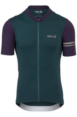 Colorblock fietsshirt performance heren