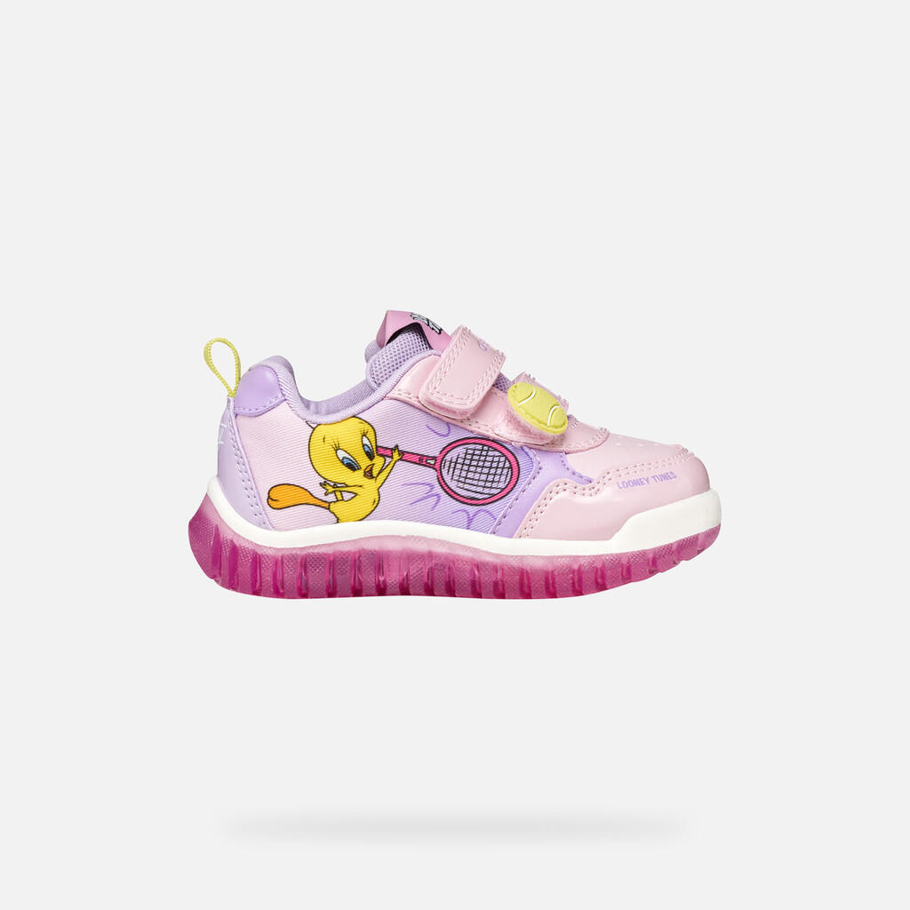 Baskets Bébé Fille B LIGHTYLOO GIRL Lilas 2/7