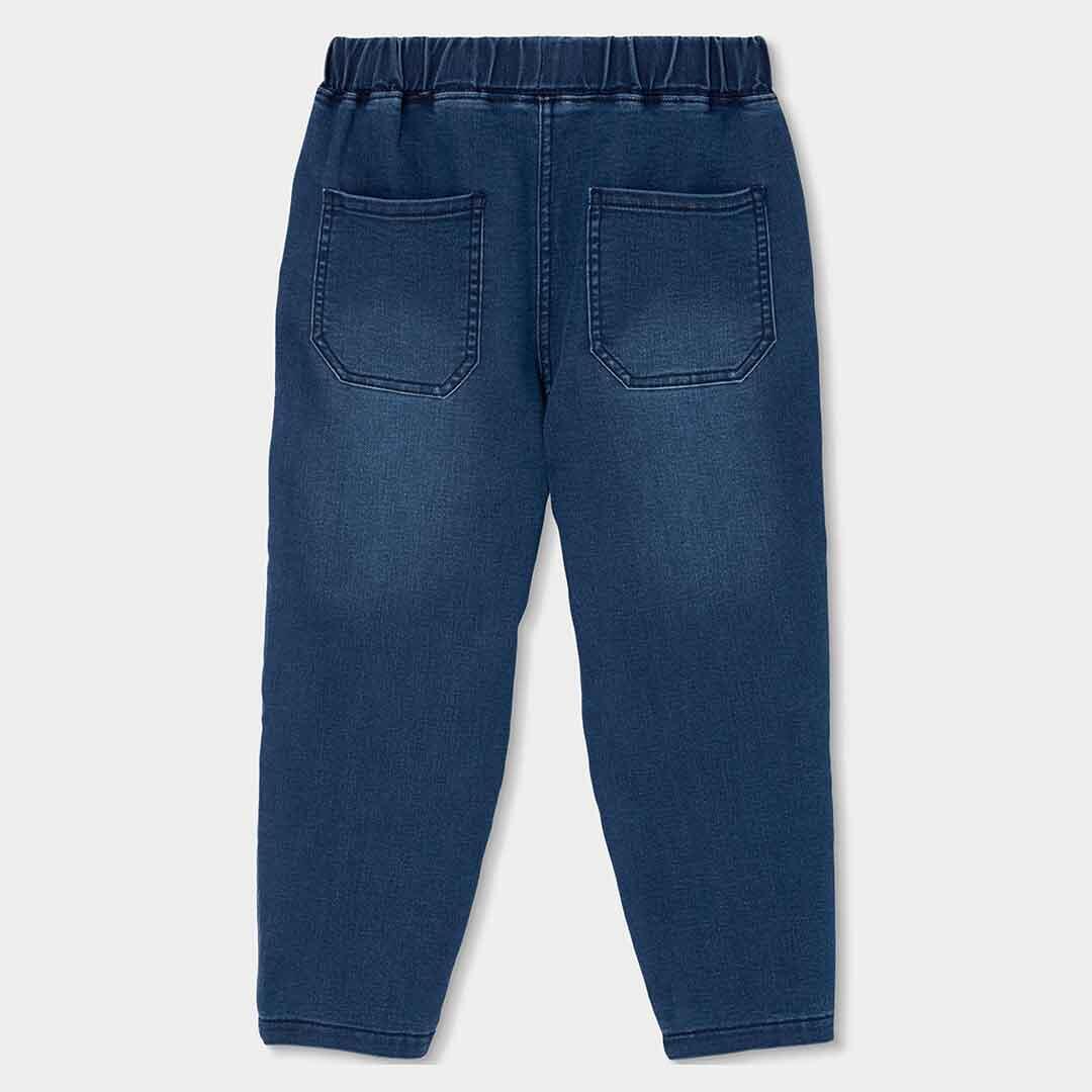 Pantalones de verano de senderismo kids niño boboli azul 2/4