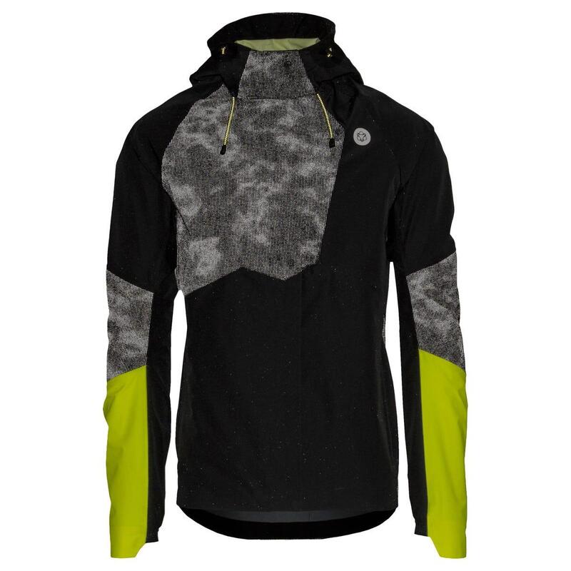 Commuter Rain Jacket Commuter Men Hi-vis & Reflection Black
