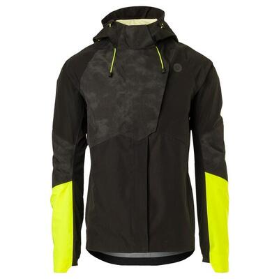 Tech regenjas commuter heren hi-vis & reflection black