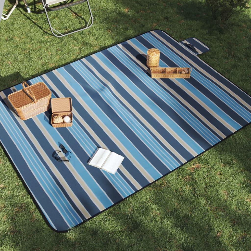 VidaXL 3-Layer Foldable Picnic Blanket 200x150 cm