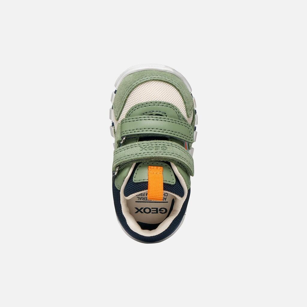 Premiers Pas Bébé Garçon IUPIDOO BABY BOY Vert Olive/Bleu Marine 7/7