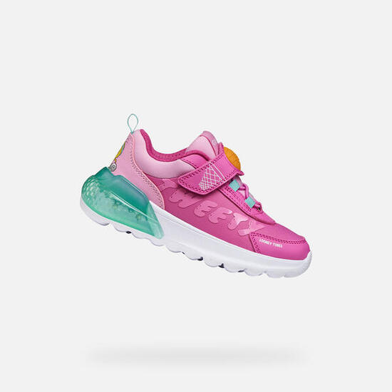 Buty GEOX J ACTIVART ILLUMINUS Rose