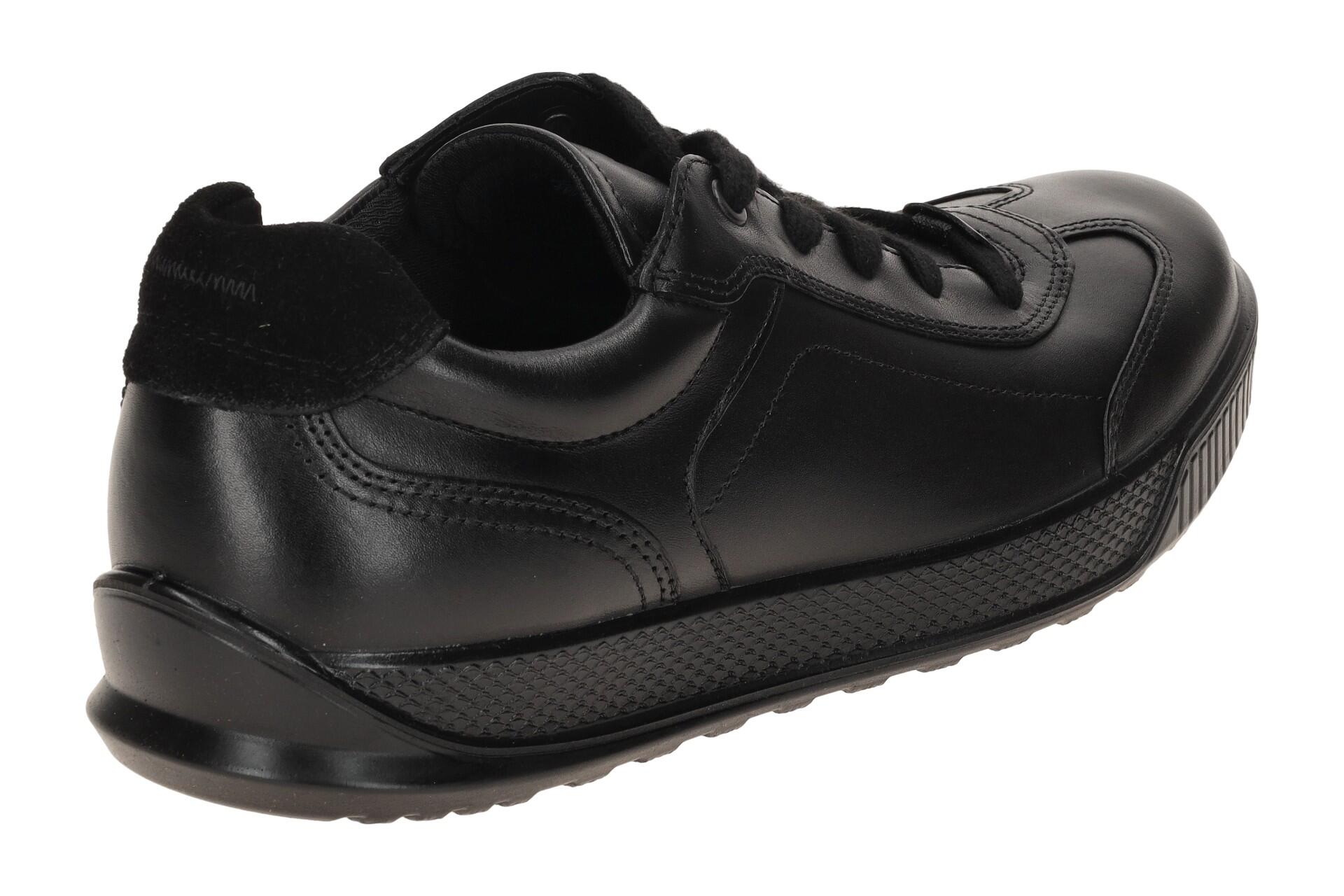 Ecco Byway Schuhe schwarz uni Glattleder 501684 4/7