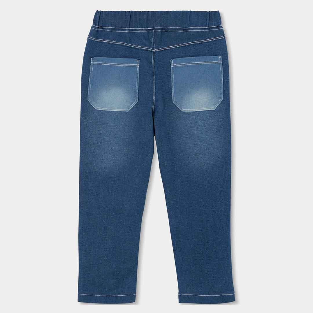 Pantalones de verano de senderismo kids niño boboli azul 2/4