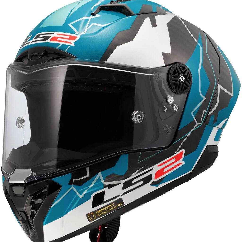 LS2 FF805 Thunder Carbon GP Aero Replica Huertas Full-Face Helmet XL