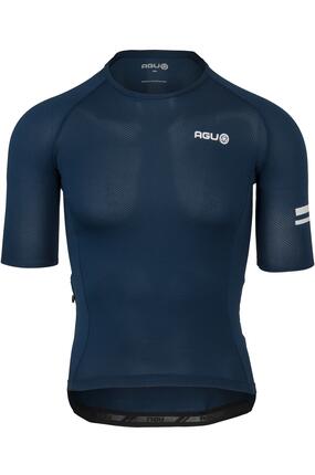 Maillot de cyclisme homme gravel sans fermeture éclair Breakaway bleu