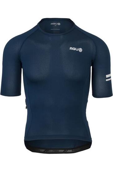 Maillot de cyclisme homme gravel sans fermeture éclair Breakaway bleu