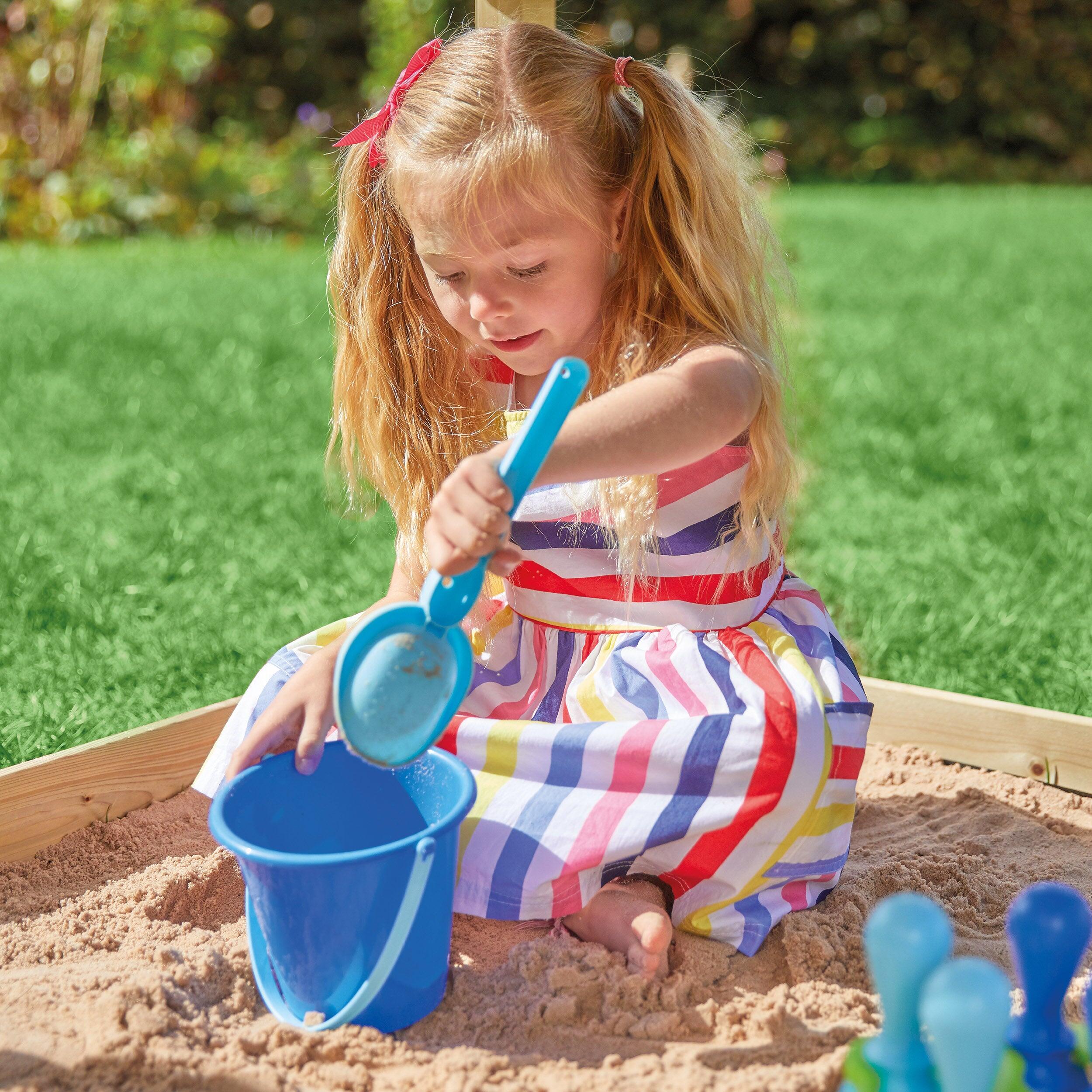 Maisonnette cabane sur pilotis avec toboggan COLLINE bois FSC® 3/5