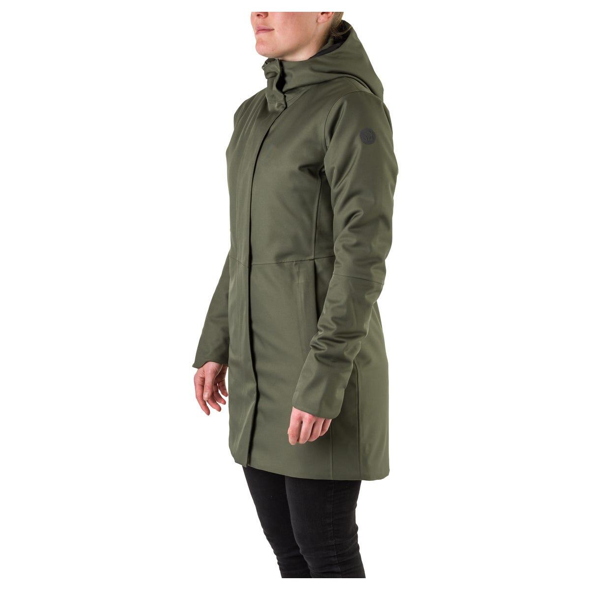 Clean Veste de pluie en hiver  Femme  Green 2/7