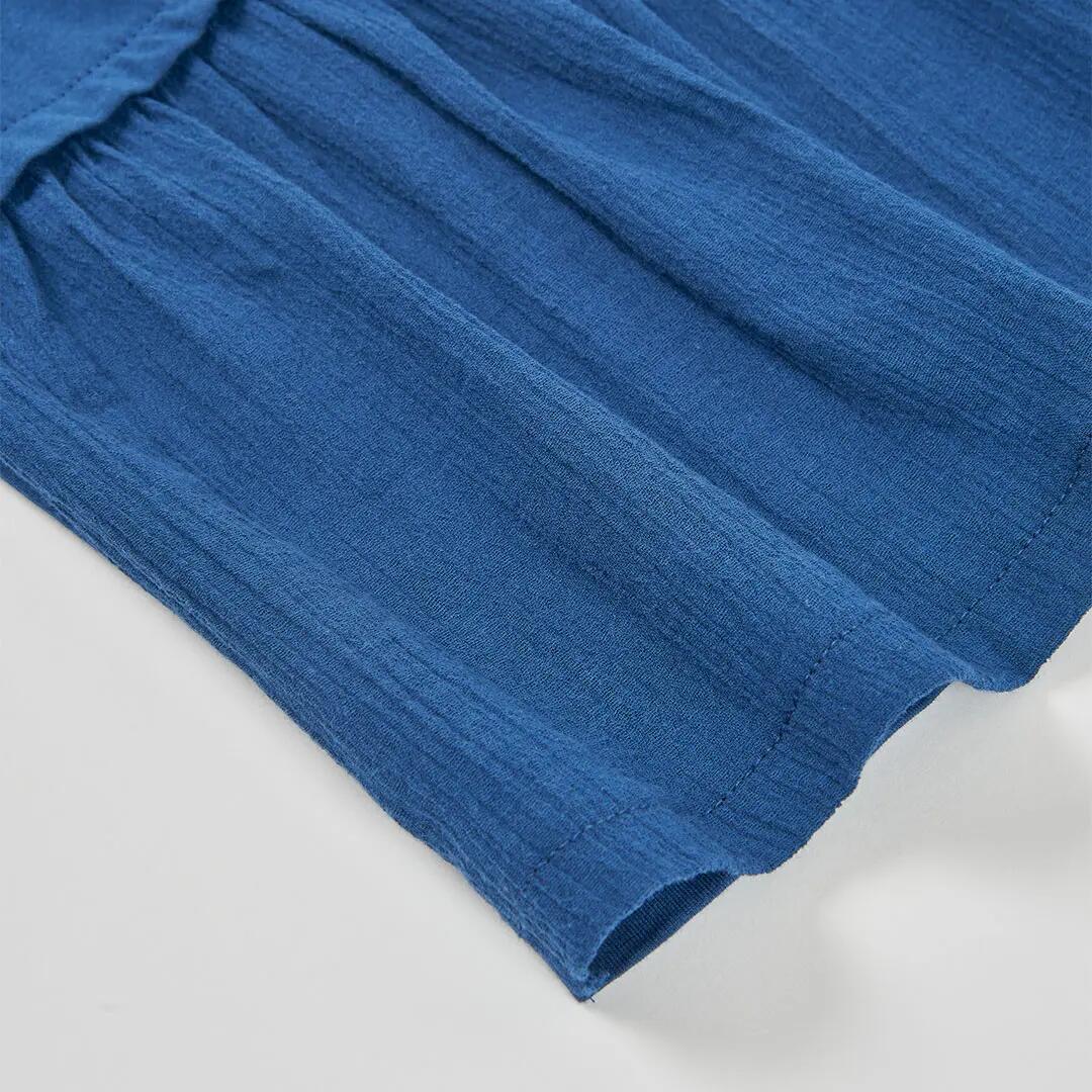 Camisetas de verano de gimnasia bebé niña boboli azul 4/4