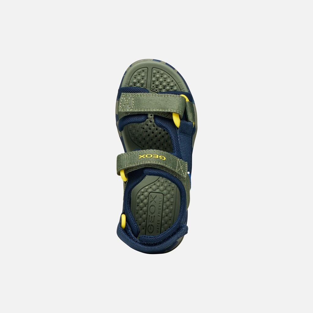 Sandały GEOX J BOREALIS B Zielony 7/7