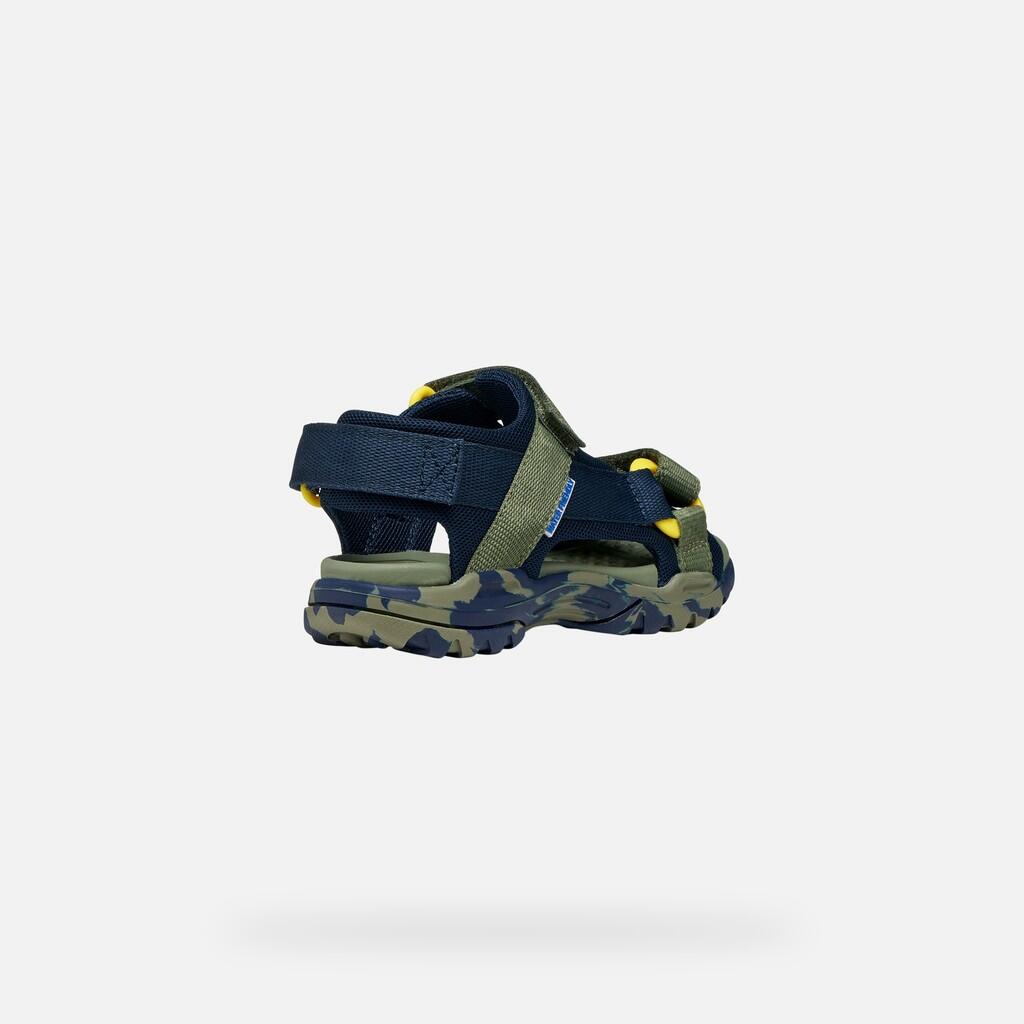 Sandały GEOX J BOREALIS B Zielony 6/7