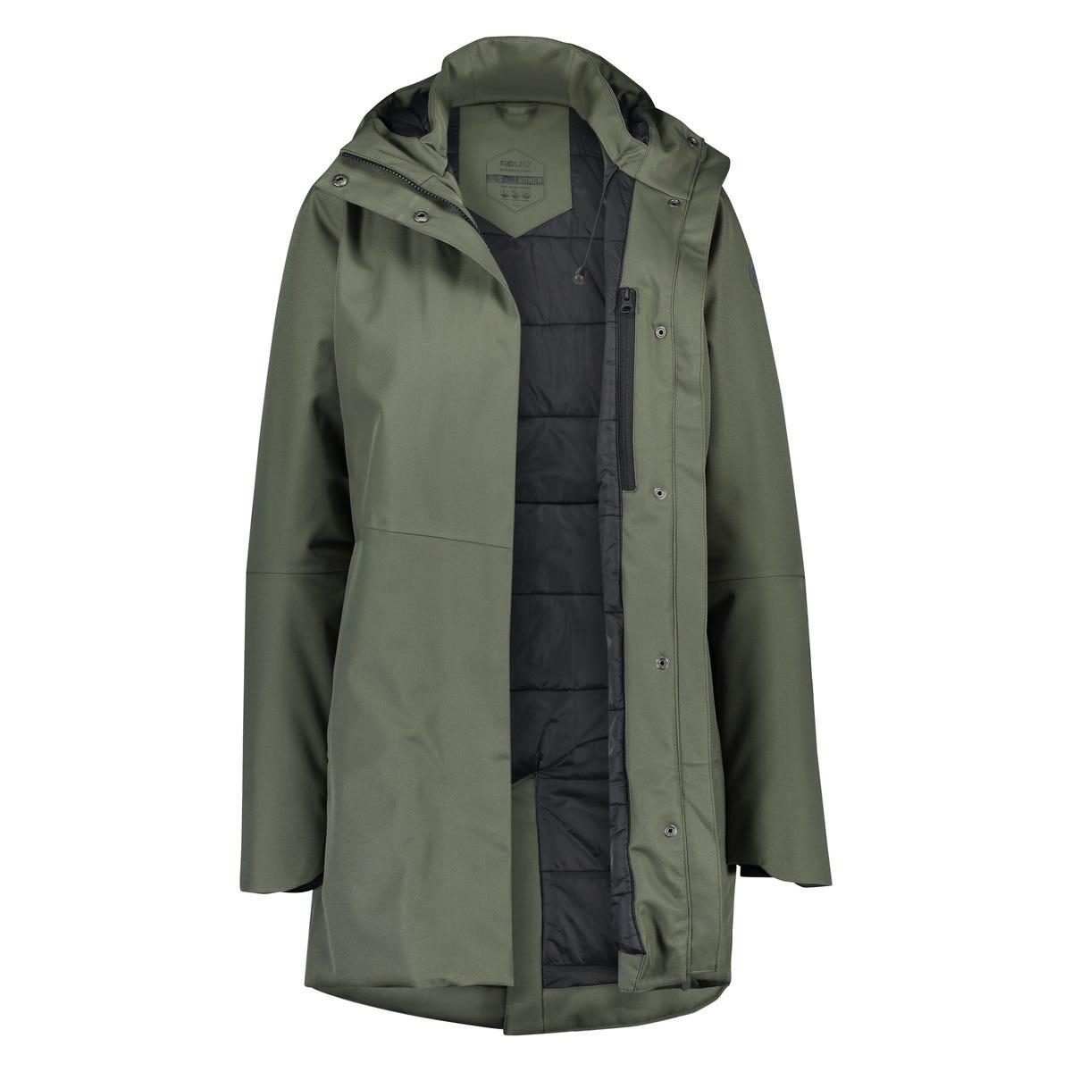Clean Veste de pluie en hiver  Femme  Green 4/7