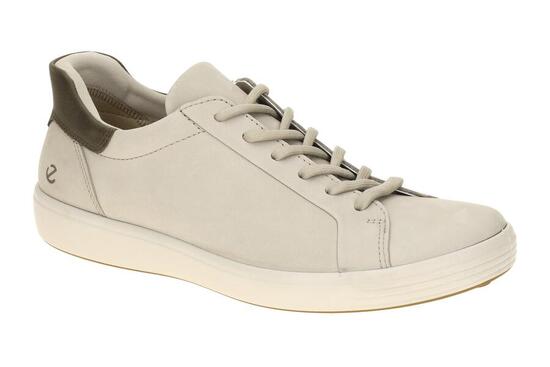 Ecco Soft 7 Schuhe grau cashmere Herren SLIP-ON Sneakers 470824