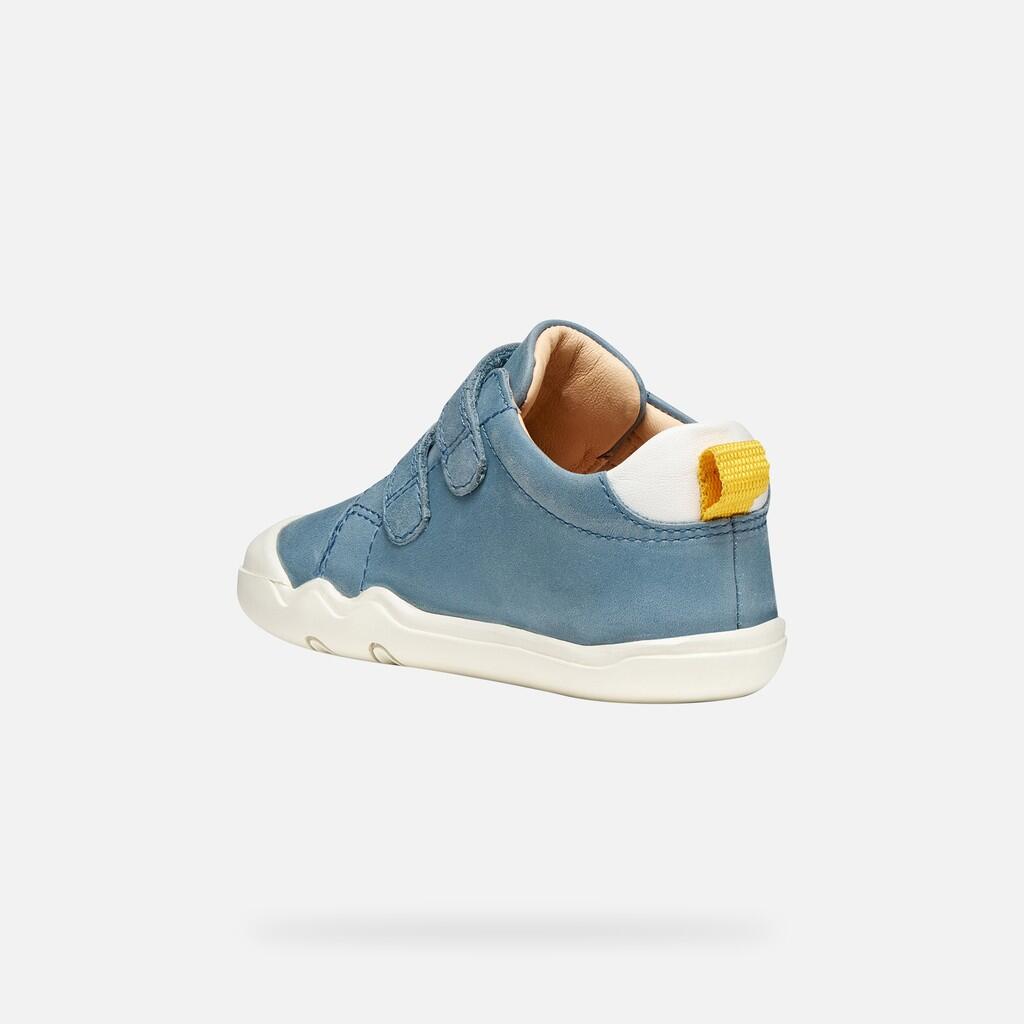 Baskets Bébé Garçon B STEPPIEUP BOY Bleu Ciel Clair 4/7