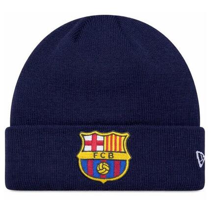 FC Barcelona x New Era czapka zimowa junior granatowa