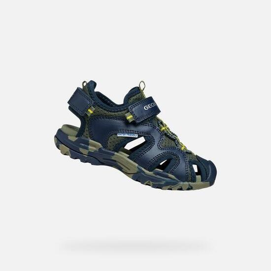 Sandales Garçon BOREALIS BOY Bleu Marine/Vert Militaire