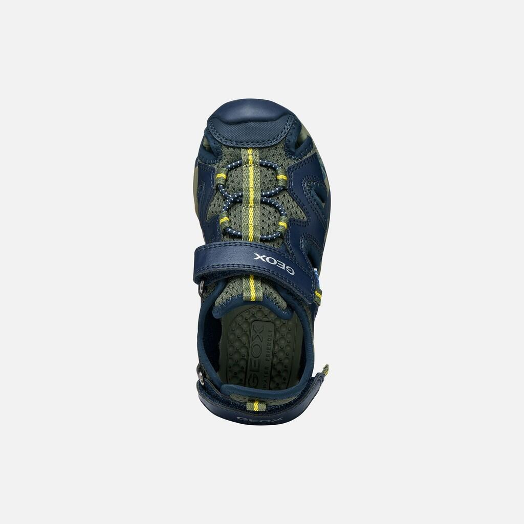 Sandales Garçon BOREALIS BOY Bleu Marine/Vert Militaire 7/7