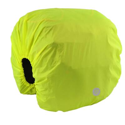 Copertura antipioggia performance impermeabile riflettente gialla per borse bici