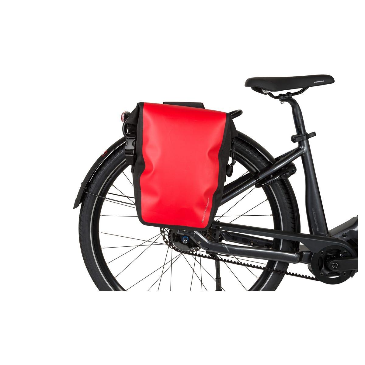 Clean Einzelne Fahrradtasche Shelter Click'nGo Medium Red 2/7