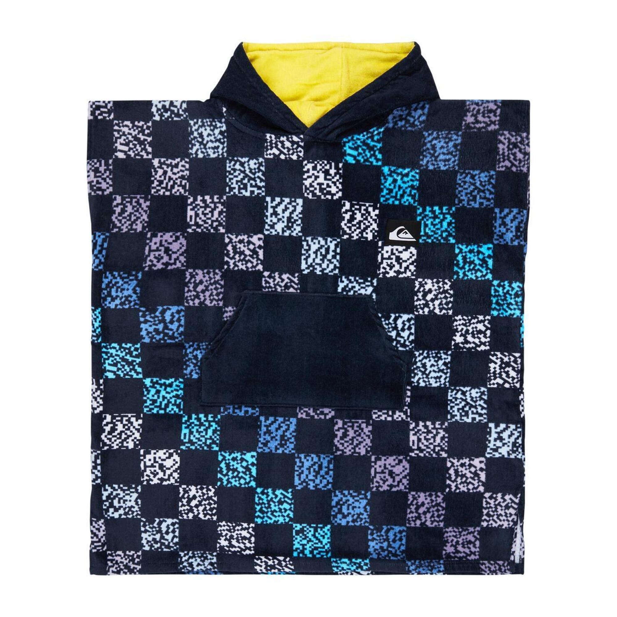 Quiksilver - Serviette De Plage Hoody Towel Noir Garçon - Serviette - Bleu - No Size - Decathlon