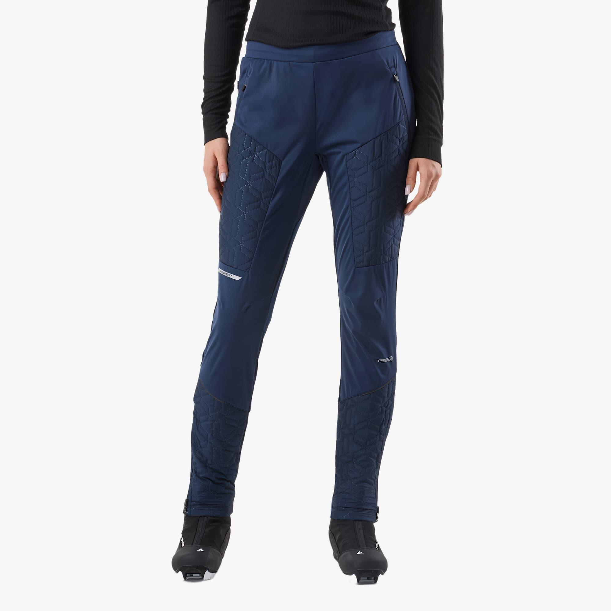 Swedemount - Pantalon Ski De Fond Femme Core X.c Pants Imperméable Respirant - Pantalon De Ski - Bleu - Decathlon