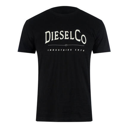 T-shirt - hommes - manches courtes - diesel t-diego-boss - noir