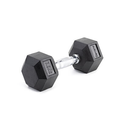 [Manubrio esagonale gommato palestra] Pesi professionali fino a 70 kg chrome