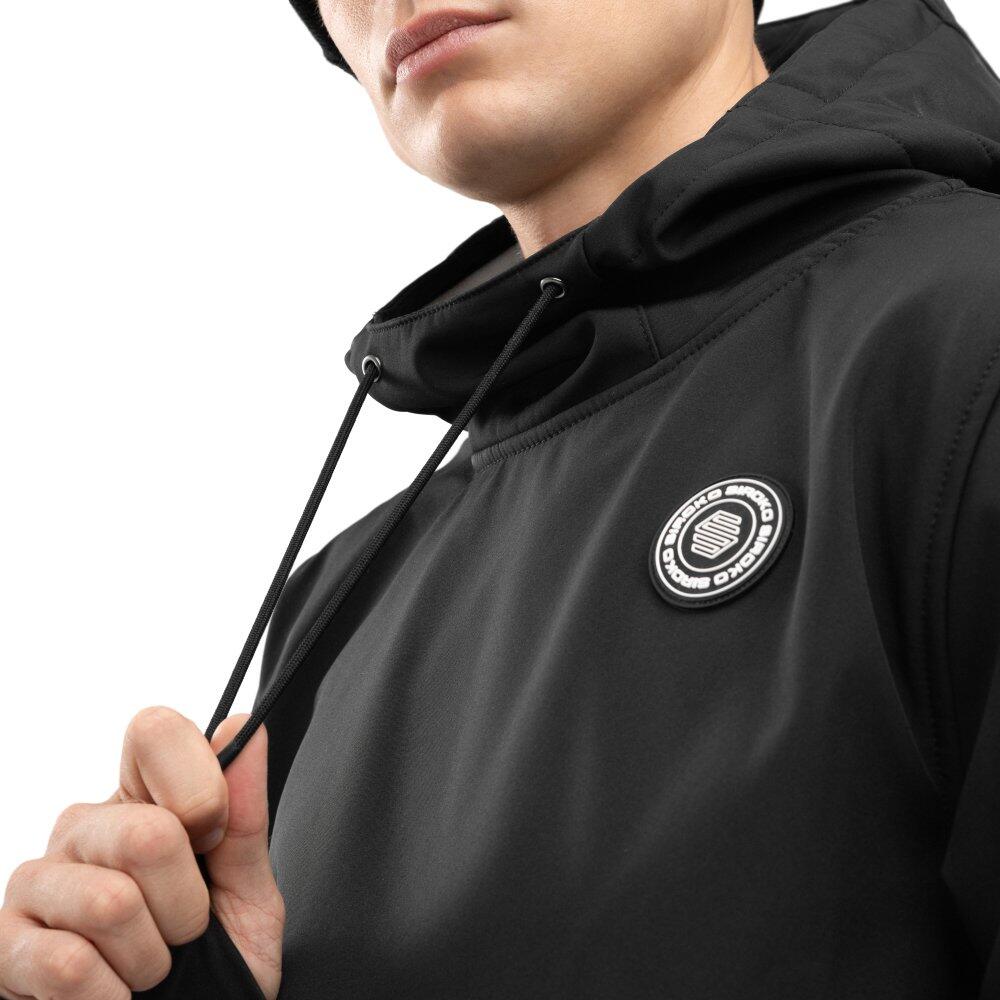 Giacca da snowboard da uomo Sport invernali W1 Shaka Nero 5/8