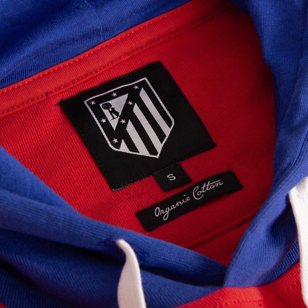 Herren - Kapuzensweatshirt - Atletico de Madrid Color Block - Blau/Rot 5/7