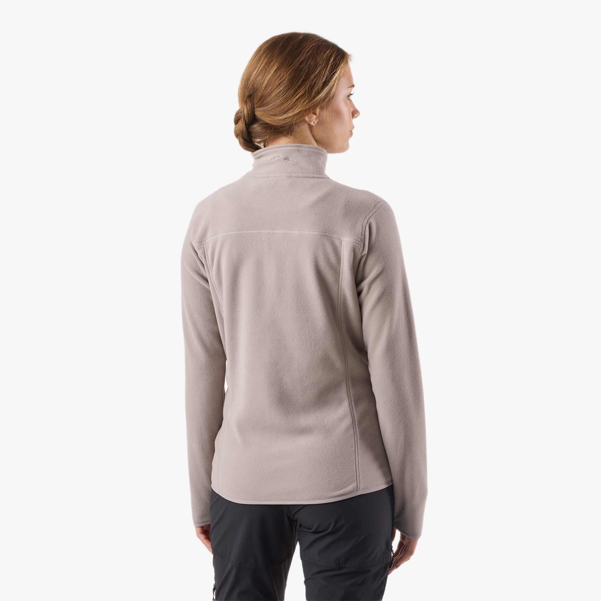 Polaire randonnée femme manches longues zippée intégralement Stryn 2/7