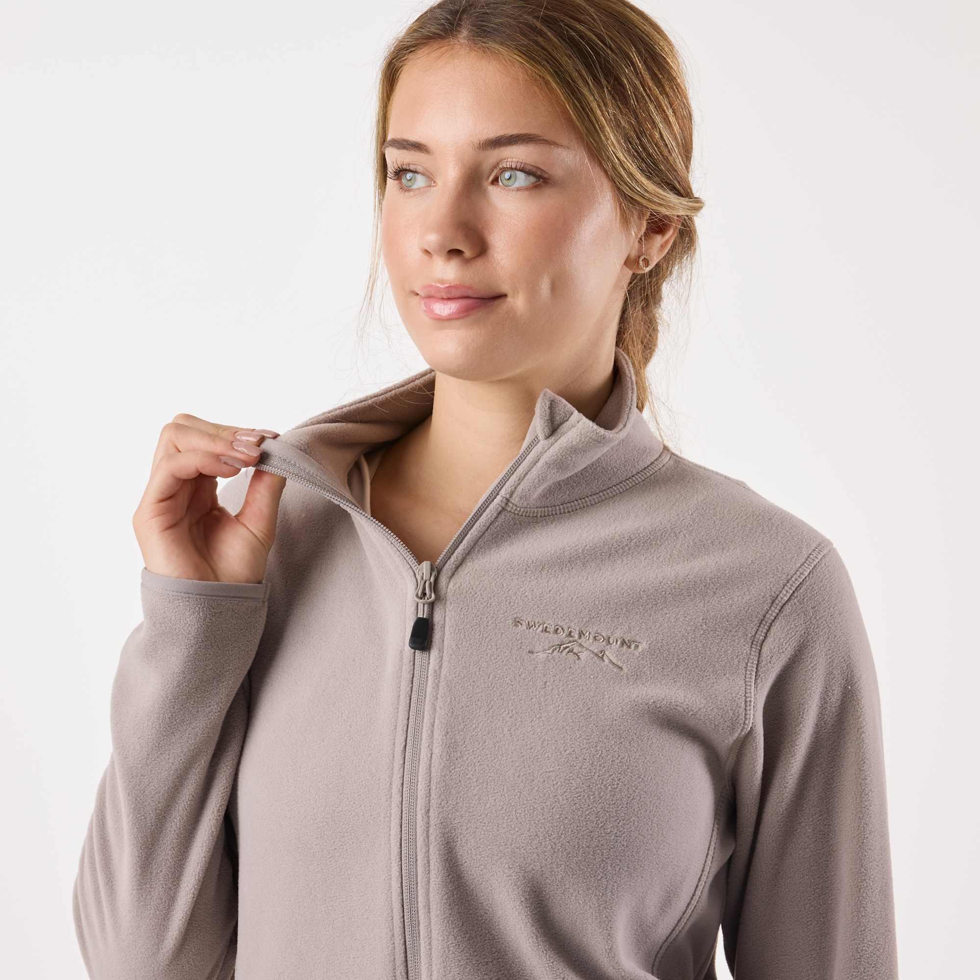 Polaire randonnée femme manches longues zippée intégralement Stryn 5/7