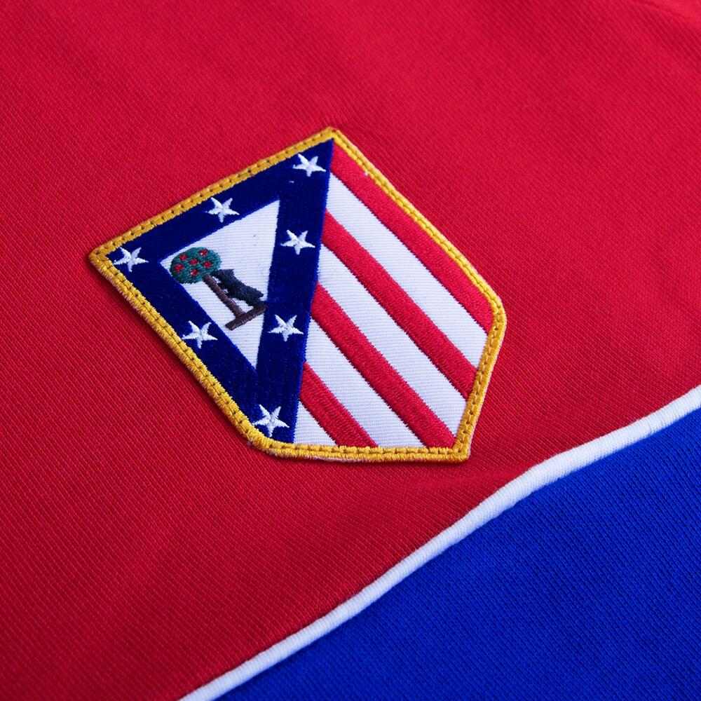 Herren - Kapuzensweatshirt - Atletico de Madrid Color Block - Blau/Rot 4/7