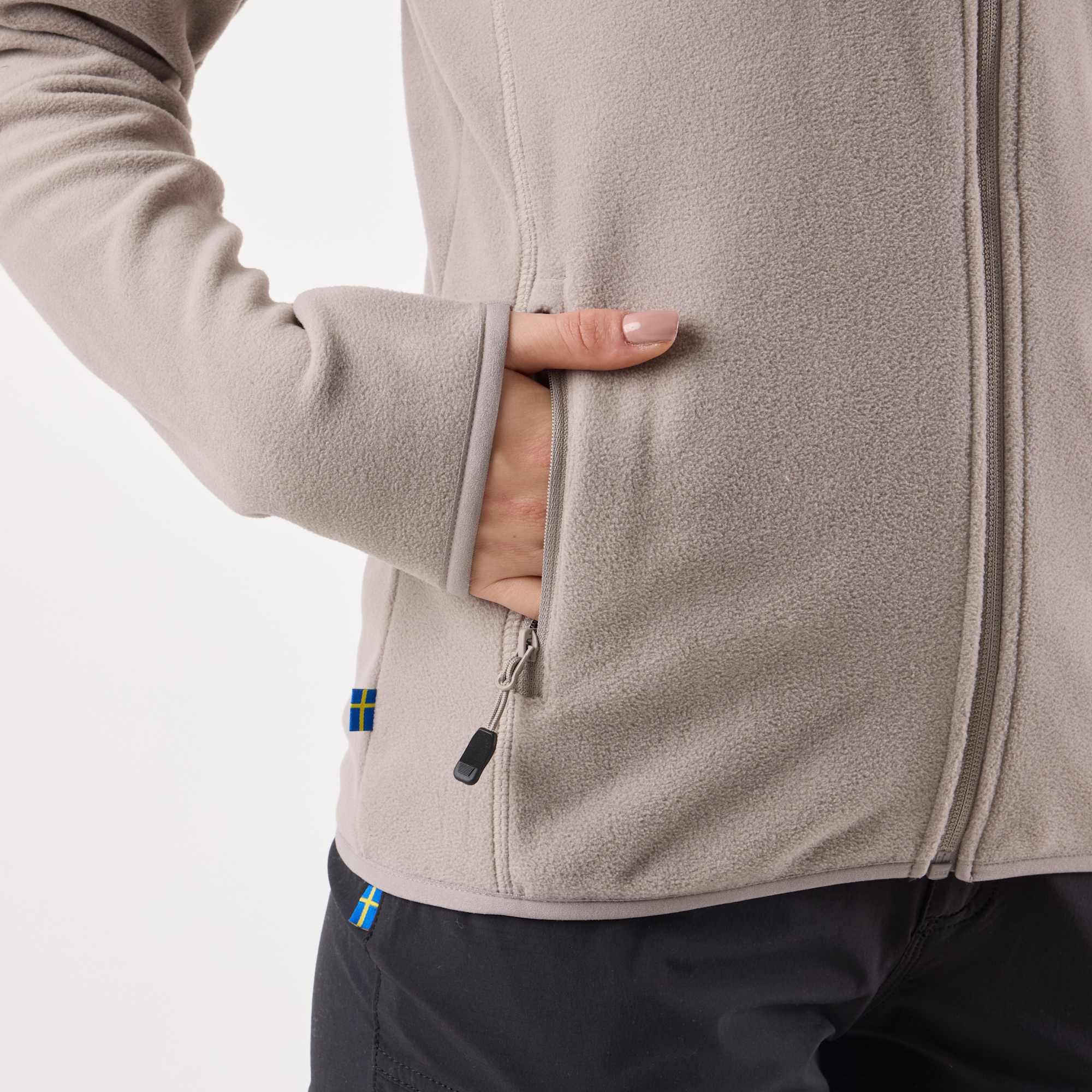 Polaire randonnée femme manches longues zippée intégralement Stryn 7/7
