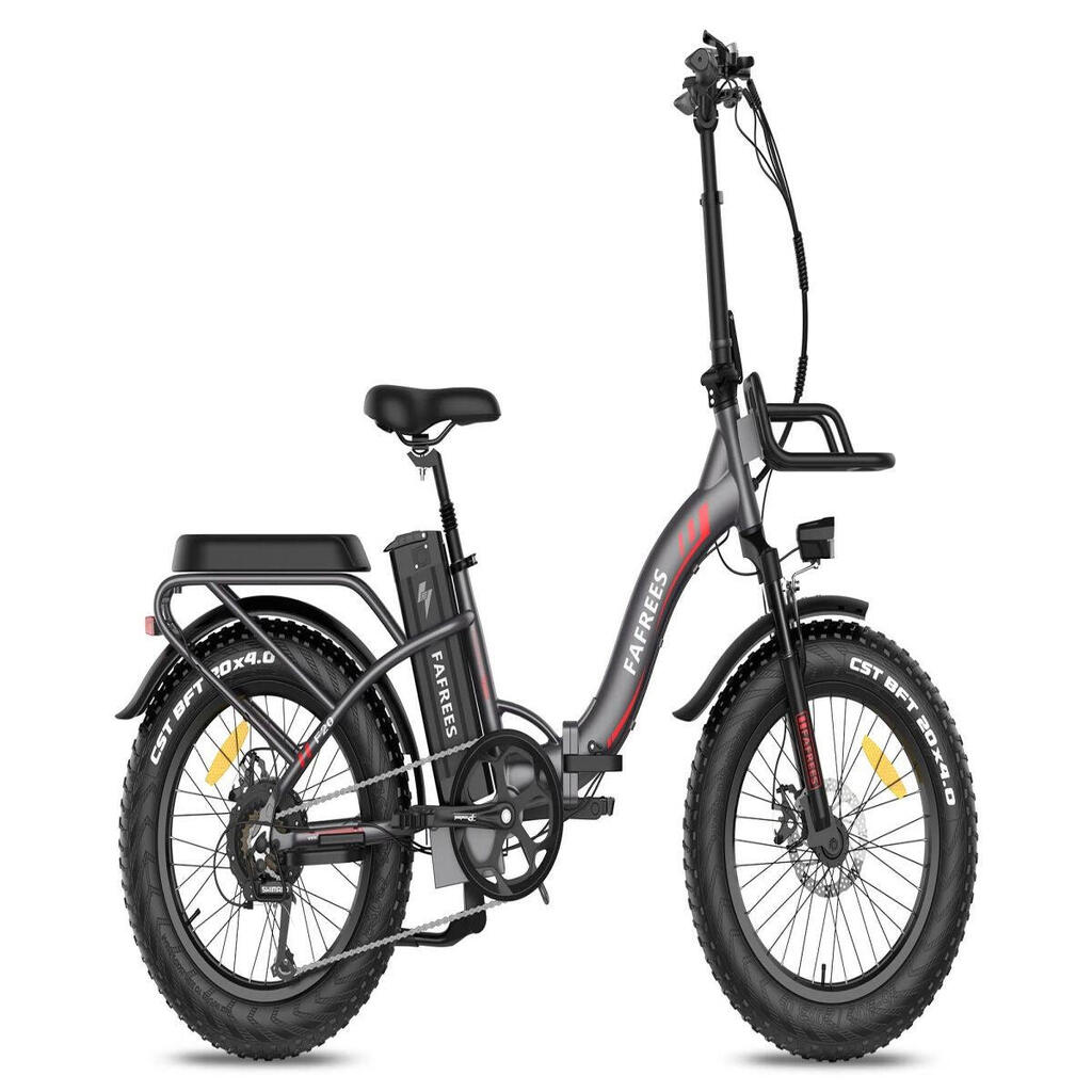 FAFREES F20 Max Electric Bike 500W Power 1080WH  Gray