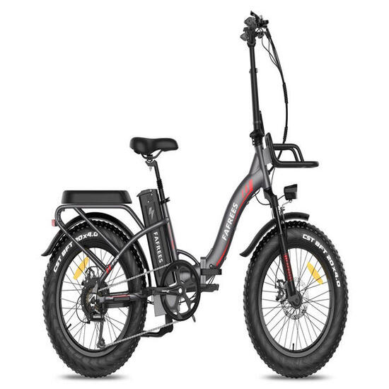 FAFREES F20 Max elektrische fiets 500W, 1080Wh schijfremmen Grijs