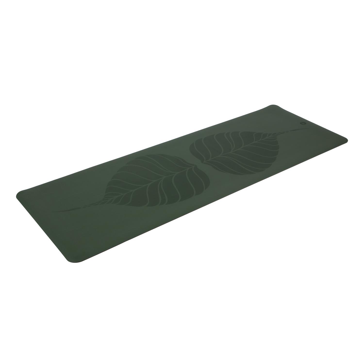 Comfortabele en slipvaste yogamat Bodhi Phoenix 4 mm Bladeren XL 3/6