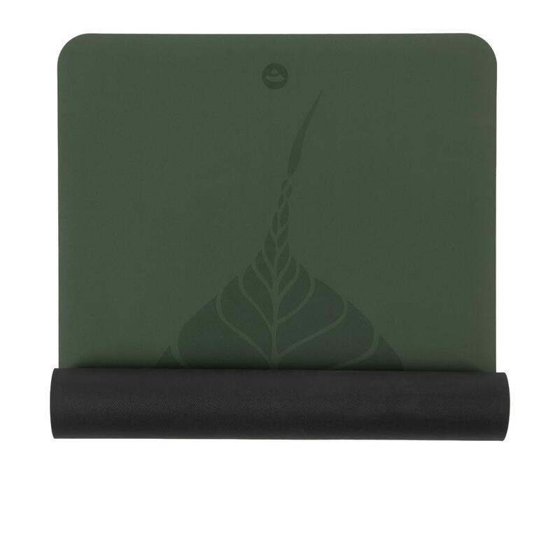Saltea de yoga antiderapantă Bodhi Phoenix Leaves XL din cauciuc, 4 mm