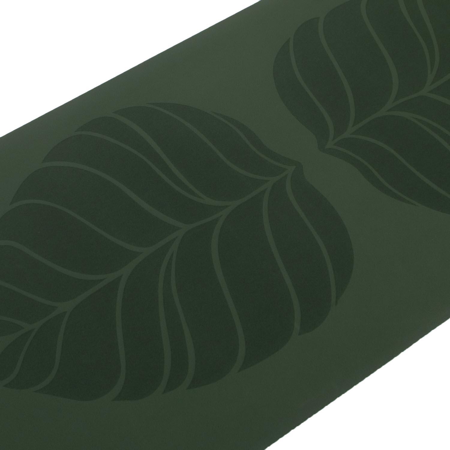 Comfortabele en slipvaste yogamat Bodhi Phoenix 4 mm Bladeren XL 4/6