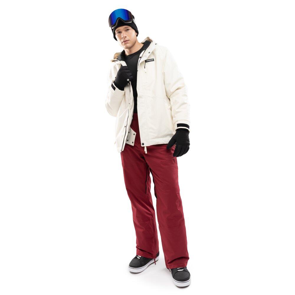 Pantaloni da snowboard da uomo Sport invernali P1 Furano Rosso 3/8