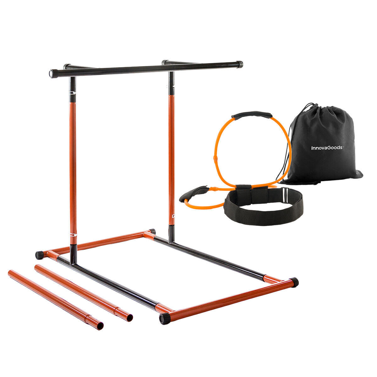 Innovagoods - Pack Station De Tractions Et Ceinture Avec Bandes De Résistance Innovagoods - Barre De Traction - Multicolore - No Size - Decathlon